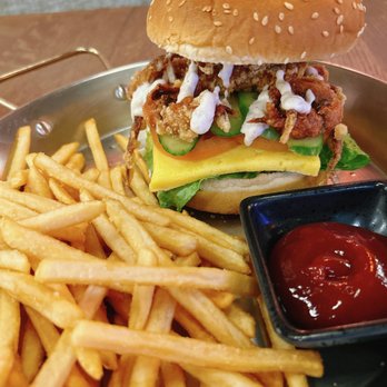 Imperial Kitchen and Bar - Soft-Shell Crab Burger - Cocktail Bars Near Me - Seattle, Washington