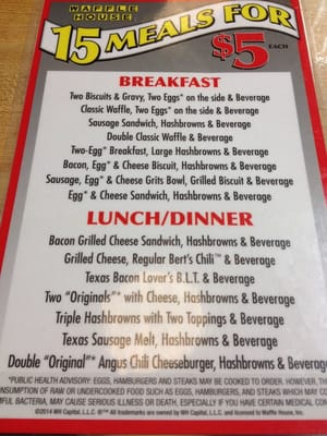 Menu photo 4 Waffle House - Manning Manning, SC Menu photo 4 Waffle House - Manning Manning, SC