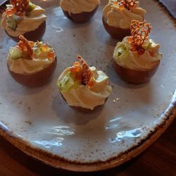 Jaxon Texas Kitchen - Tea-marinated deviled eggs