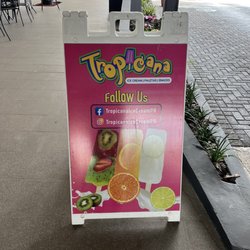 Tropicana Ice Cream - Rótulo