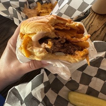 Jack Brown's Beer & Burger Joint - Charlottesville - Greg Brady Burger. 5/5 - Burgers Near Me - Charlottesville, Virginia Jack Brown's Beer & Burger Joint - Charlottesville - Greg Brady Burger. 5/5 - Burgers Near Me - Charlottesville, Virginia