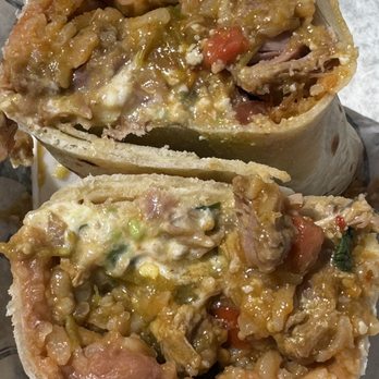 El Charrito - Chile Verde Burrito - Mexican Near Me - Salinas, California