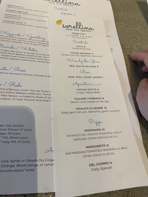 Menu photo 1 Sorellina Philadelphia, PA Menu photo 1 Sorellina Philadelphia, PA