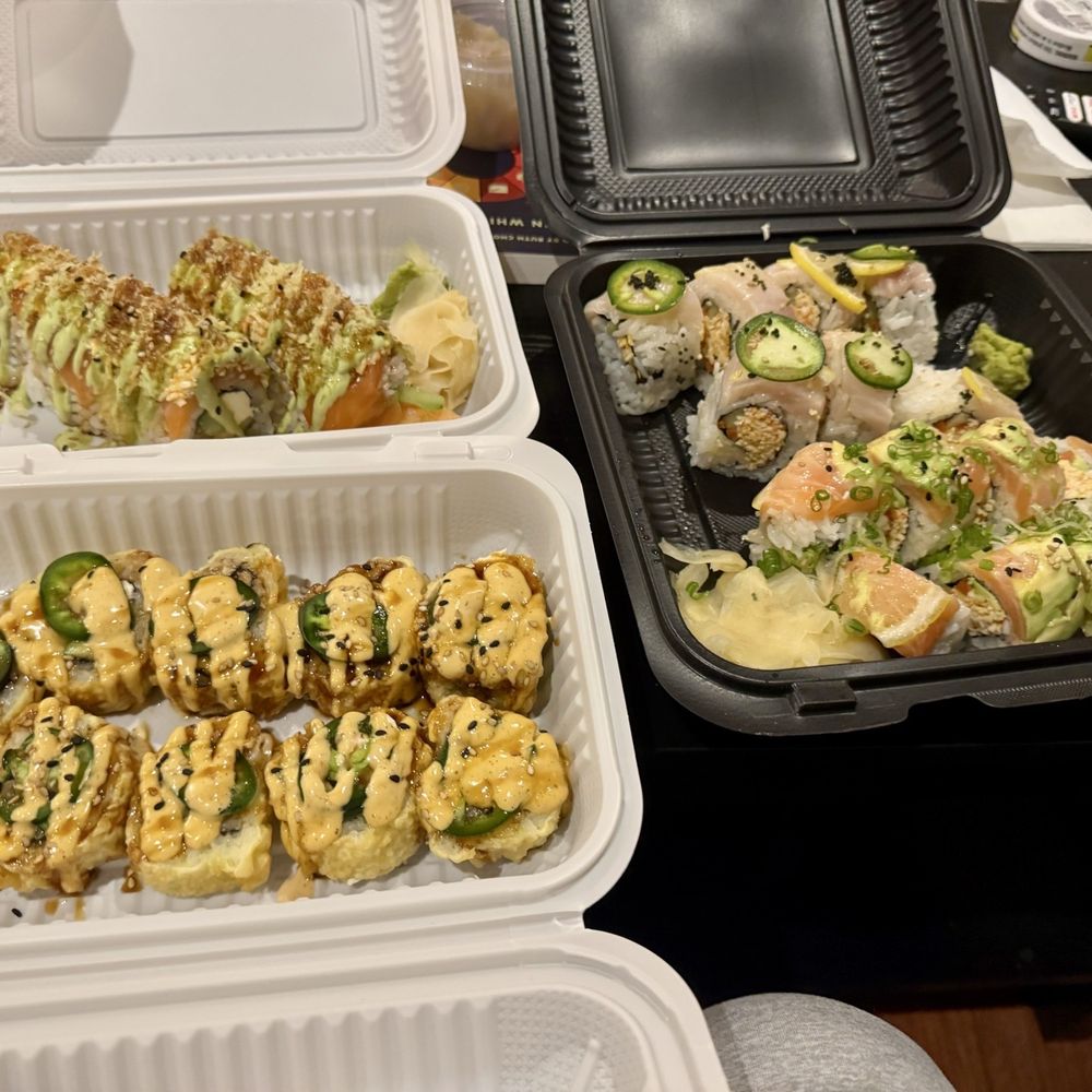 Tappi Sushi Lounge - Padre roll, sin city roll, black and yellow roll, and lemon drop roll - Sushi Bars Near Me - La Mesa, California Tappi Sushi Lounge - Padre roll, sin city roll, black and yellow roll, and lemon drop roll - Sushi Bars Near Me - La Mesa, California