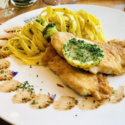 Chicken piccata and pasta