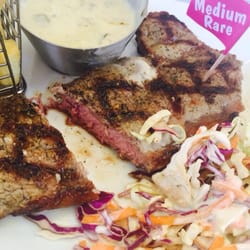 Rashays Licensed Cafe - Perfectly Grilled Steak! :)