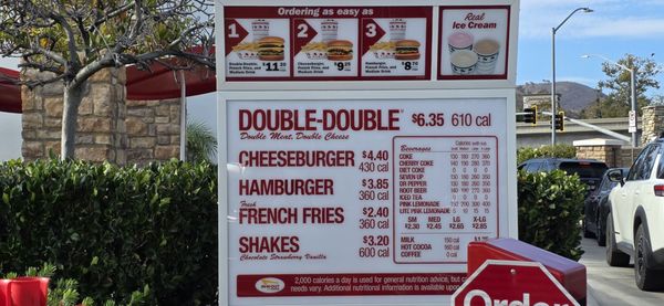 Menu photo 2 In-N-Out Burger Encinitas, CA Menu photo 2 In-N-Out Burger Encinitas, CA