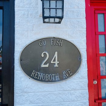 Go Fish! - the number 24 and the door - Seafood Near Me - Rehoboth Beach, Delaware Go Fish! - the number 24 and the door - Seafood Near Me - Rehoboth Beach, Delaware