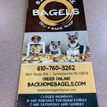 Back Home Bagels - Breakfast & Brunch Near Me - Schnecksville, Pennsylvania