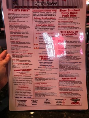 Menu photo 3 Jethro's BBQ Southside Des Moines, IA