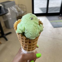 Edaleen Ice Cream Shoppe - Mint chocolate chip