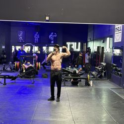 Just Lift - Overhead lighting is inane. 2 hip thrust machines sever squat racks, Olympic lifting platforms.