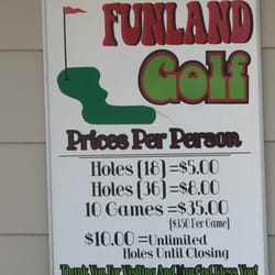 Funland Golf Course - Funland Golf prices