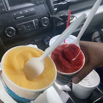 Jimmy's Water Ice - two cups of ice cream and a spoon - Ice Cream & Frozen Yogurt Near Me - Philadelphia, Pennsylvania Jimmy's Water Ice - two cups of ice cream and a spoon - Ice Cream & Frozen Yogurt Near Me - Philadelphia, Pennsylvania