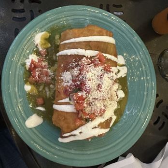 Anejo Mexican Bistro - Verde Chicken Chimichanga - Mexican Near Me - Hyannis, Massachusetts Anejo Mexican Bistro - Verde Chicken Chimichanga - Mexican Near Me - Hyannis, Massachusetts