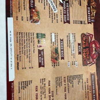 King Crab Shack - the menu for king crab shack - Seafood Near Me - Milwaukee, Wisconsin