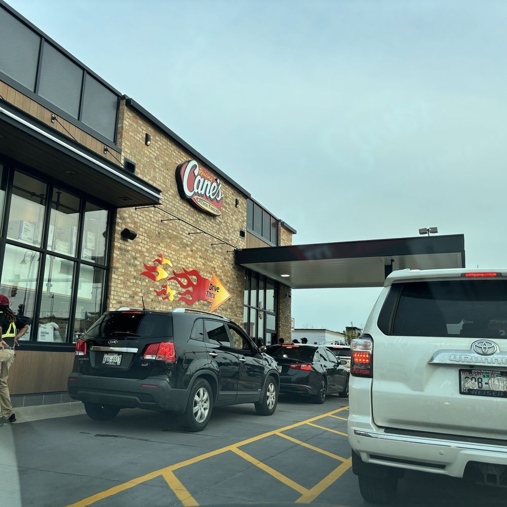 Raising Cane's Chicken Fingers - More drive thru line - Fast Food Near Me - Greendale, Wisconsin Raising Cane's Chicken Fingers - More drive thru line - Fast Food Near Me - Greendale, Wisconsin