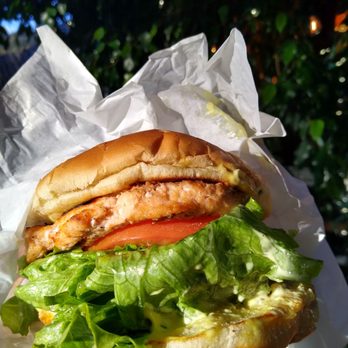 Sparky's Giant Burgers - Salmon burger - Burgers Near Me - Oakland, California