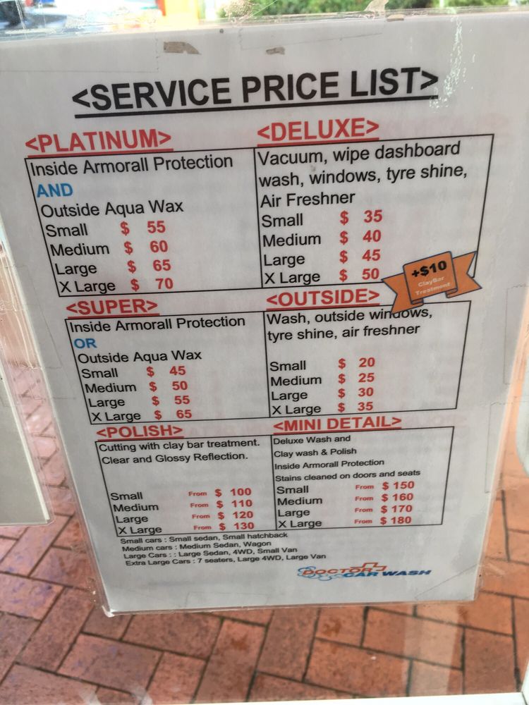 DOCTOR CAR WASH 318 Parramatta Rd, Burwood New South Wales, Australia