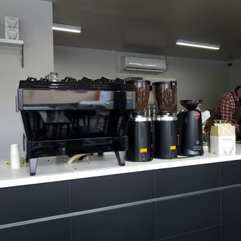 Unincorporated Coffee Roasters - Art with the espresso machines - Coffee Roasteries Near Me - Altadena, California Unincorporated Coffee Roasters - Art with the espresso machines - Coffee Roasteries Near Me - Altadena, California