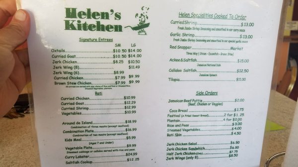 Menu photo 5 Helen's Kitchen Houston, TX