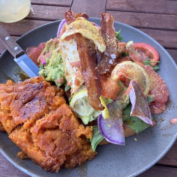 Scratch Farm Kitchen - Avocado cartel ( avocado toast with sweet potato ) - Breakfast & Brunch Near Me - Lafayette, Louisiana Scratch Farm Kitchen - Avocado cartel ( avocado toast with sweet potato ) - Breakfast & Brunch Near Me - Lafayette, Louisiana