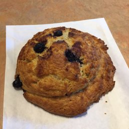 A great house-made blueberry scone to start the day!