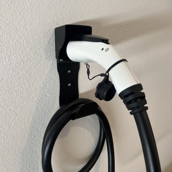 EV Installs San Diego - J1772 fun with preinstalled holder and wire organizer - Electricians Near Me EV Installs San Diego - J1772 fun with preinstalled holder and wire organizer - Electricians Near Me