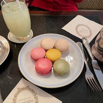 Ladurée - A small selection of delicious macarons - Tea Rooms Near Me - Paris, 75