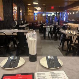Having lunch at our favorite Asian restaurant!
