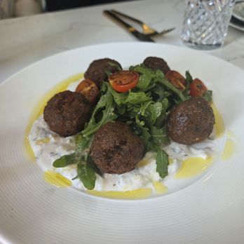 Blanc Champagne Bar - Lamb meatballs! - Champagne Bars Near Me - Kansas City, Missouri