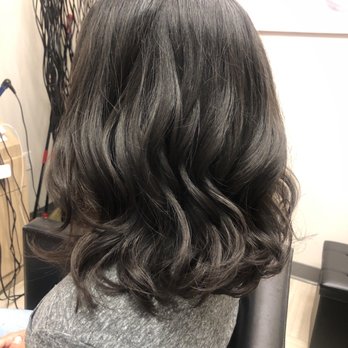 Xclusive Salon - A little shorter in the back to balance the styling"messy bob" - Hair Salons Near Me - Upland, California