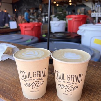 Soul Grind Coffee Roasters - Cubano and cliffside latte - Coffee & Tea Near Me - Pacifica, California
