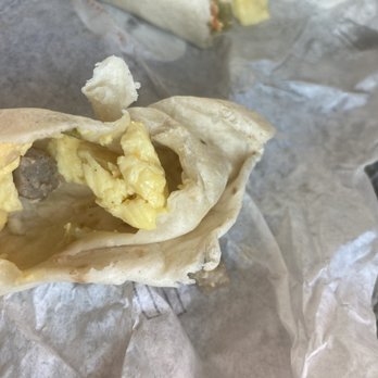 McDonald's - There was a liquid spilled on this burrito, probably intentionally in order to wipe off something worse that was spilled on it first. - Fast Food Near Me - Sutton, West Virginia McDonald's - There was a liquid spilled on this burrito, probably intentionally in order to wipe off something worse that was spilled on it first. - Fast Food Near Me - Sutton, West Virginia