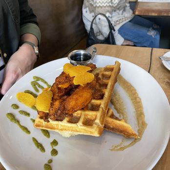 Junk Ditch Brewing Company - Chicken and waffles - Breweries Near Me - Fort Wayne, Indiana