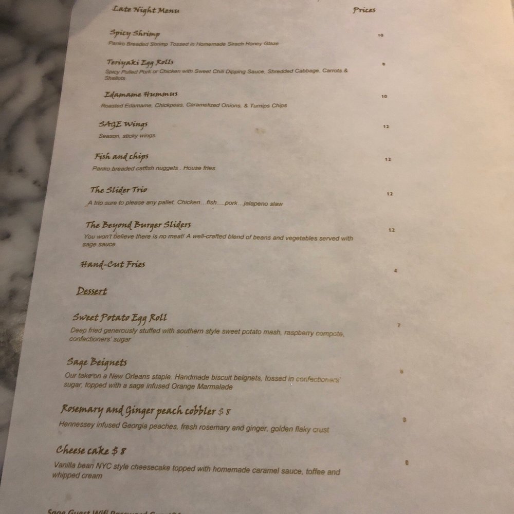 Sage Restaurant - American Near Me - Memphis, Tennessee
