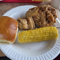 Chicken Express - Wing and breast combo includes medium drink $11