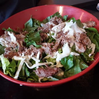 Fired Pie - My hubby got a huge salad. - Pizza Near Me - Phoenix, Arizona