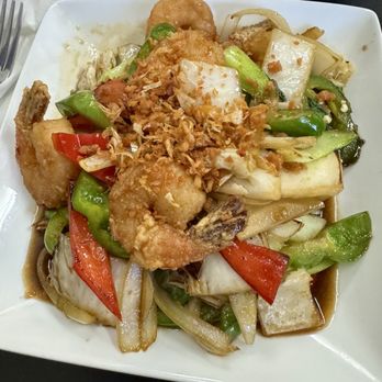 Sticky Rice - Garlic Shrimp - shrimps were not crunchy but instead mushy. - Noodles Near Me - Fresno, California Sticky Rice - Garlic Shrimp - shrimps were not crunchy but instead mushy. - Noodles Near Me - Fresno, California