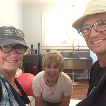 School Grounds Coffee - The Owner Pam with Freddy K and I. - Coffee & Tea Near Me - Daufuskie Island, South Carolina School Grounds Coffee - The Owner Pam with Freddy K and I. - Coffee & Tea Near Me - Daufuskie Island, South Carolina