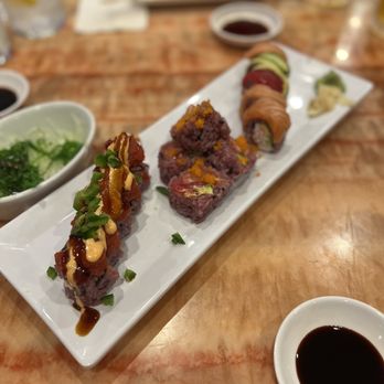 Kodo Sushi Sake - Mini Roll Combo with Rainbow, Crazy and Dynamite - Sushi Bars Near Me - Chandler, Arizona Kodo Sushi Sake - Mini Roll Combo with Rainbow, Crazy and Dynamite - Sushi Bars Near Me - Chandler, Arizona
