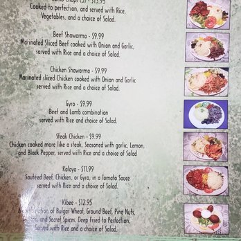 Mirage Mediterranean Restaurant - Menu 3 of 4 - Mediterranean Near Me - Louisville, Kentucky Mirage Mediterranean Restaurant - Menu 3 of 4 - Mediterranean Near Me - Louisville, Kentucky