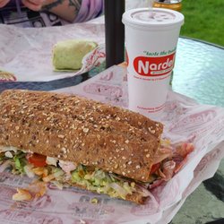 Nardelli's Grinder Shoppe - Seafood salad whole grain grinder 0_0