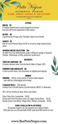 Menu photo 3 Pata Negra Bardon, QLD