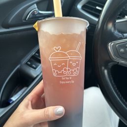 Strawberry Mango with boba Strawberry Mango with boba
