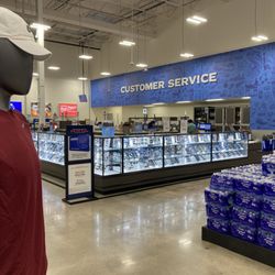 Academy Sports Outdoors - Customer service area was all lit up
