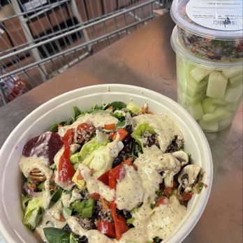 Sol Foods - Build your own salad bar, honeydew, and cranberry quinoa salad vegan - Grocery Near Me - Springdale, Utah