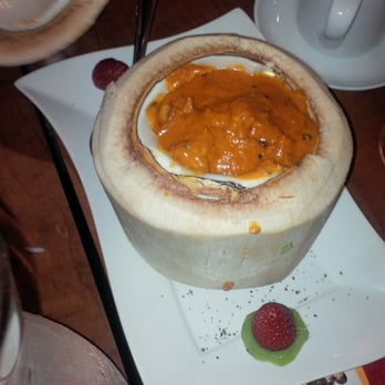 An Indian Affair - Shrimp curry served in a young coconut - Indian Near Me - Langley, British Columbia An Indian Affair - Shrimp curry served in a young coconut - Indian Near Me - Langley, British Columbia