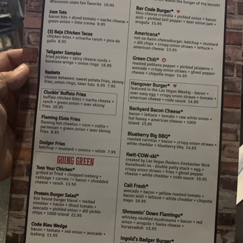 Bar Code Burgers - Menu - Burgers Near Me - Las Vegas, Nevada