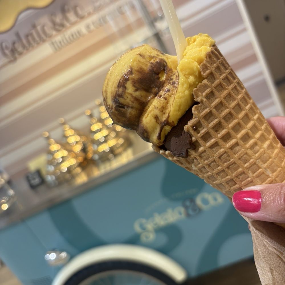 Mango and chocolate Sorbetto
